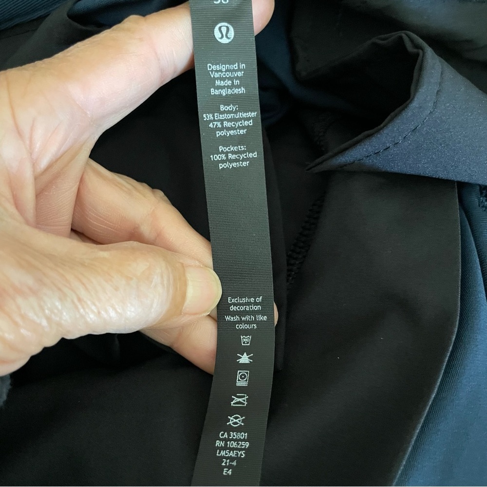 Lululemon Men's Navy Pants size 38 - Picture 4 of 7